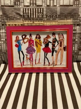 Kate Spade Lenox Frame with Bendel Girls Print